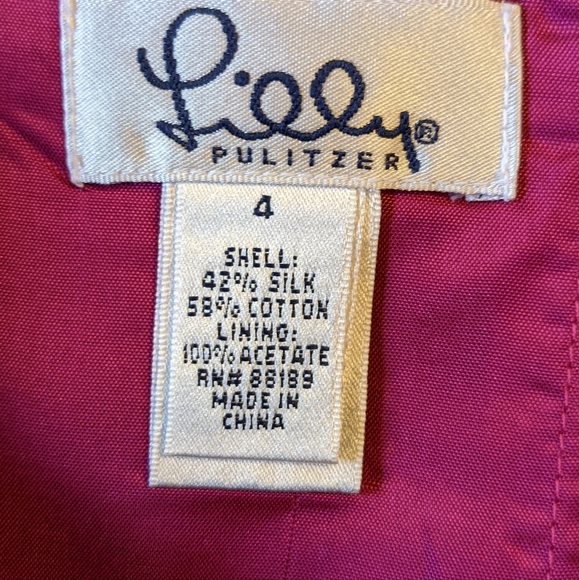 Lilly Pulitzer Belinda Rosette Black Strapless Dress With Rose Details Size 4 - Picture 5 of 6